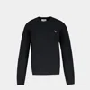 Maison Kitsuné Bold Fox Head Patch Comfort Sweatshirt In Black