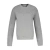 Maison Kitsuné Bold Fox Head Patch Comfort Sweatshirt In Gray