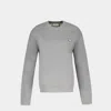 Maison Kitsuné Fox Head Patch Comfort Sweatshirt In Grey