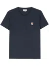 Maison Kitsuné Navy Fox Head Patch Regular T-shirt