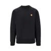Maison Kitsuné Fox Head Patch Regular Sweatshirt In Black