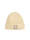 MAISON KITSUNÉ MAISON KITSUNÉ BOLD FOX HEAD PATCH KNITTED BEANIE