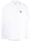 Maison Kitsuné Fox Head Patch Long-sleeve Patch In White