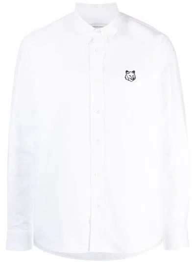 Maison Kitsuné Fox Head Patch Long-sleeve Patch In White