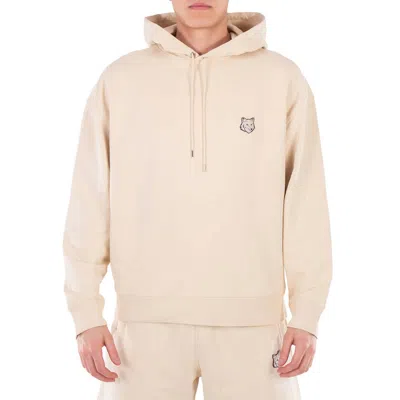 Maison Kitsuné Maison Kitsune Fox Head Patch Oversize Hoodie In Neutral