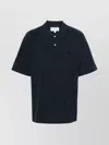 Maison Kitsuné Maison Kitsune` Polo Shirt With Fox Patch In Black
