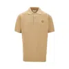 Maison Kitsuné Fox Head Patch Polo Shirt In Beige