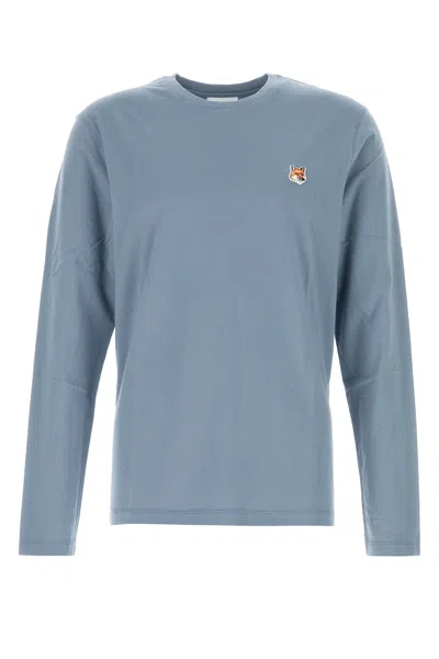 MAISON KITSUNÉ FOX HEAD PATCH REGULAR LONG SLEEVES TEE SHIRT