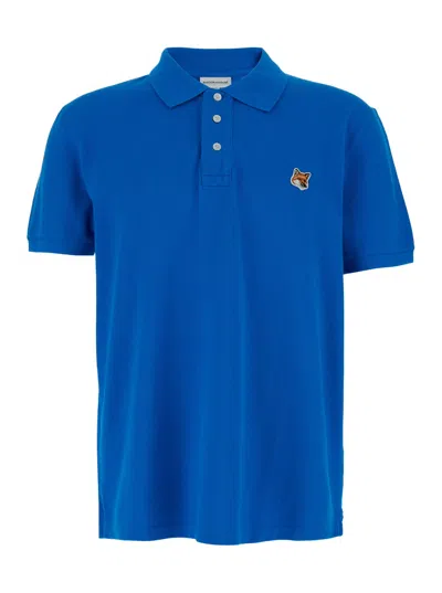 MAISON KITSUNÉ FOX HEAD PATCH REGULAR POLO