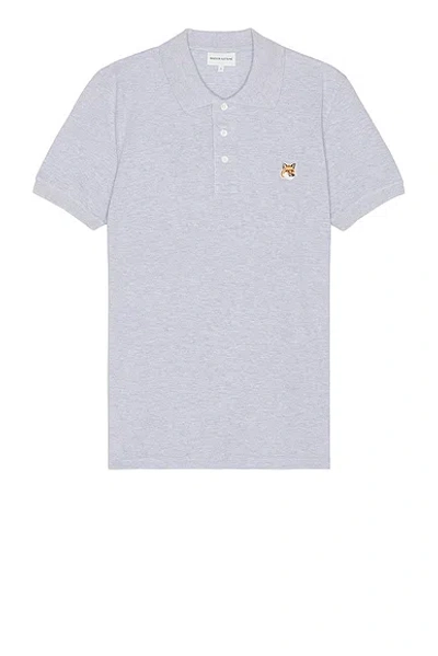 MAISON KITSUNÉ FOX HEAD PATCH REGULAR POLO