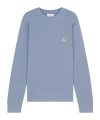 Maison Kitsuné Fox Head Patch Regular Sweater In Blue