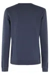 Maison Kitsuné Fox Head Patch Regular Sweatshirt In Blue