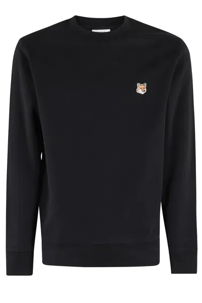 MAISON KITSUNÉ MAISON KITSUNÉ FOX HEAD PATCH REGULAR SWEATSHIRT
