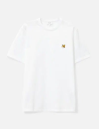 Maison Kitsuné Fox Head Patch Regular T-shirt In White