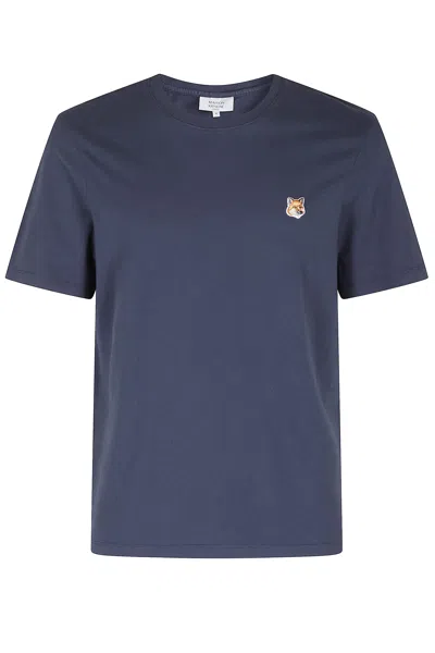 MAISON KITSUNÉ FOX HEAD PATCH REGULAR TEE SHIRT