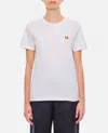 Maison Kitsuné Fox Head Patch Regular Tee Shirt In White