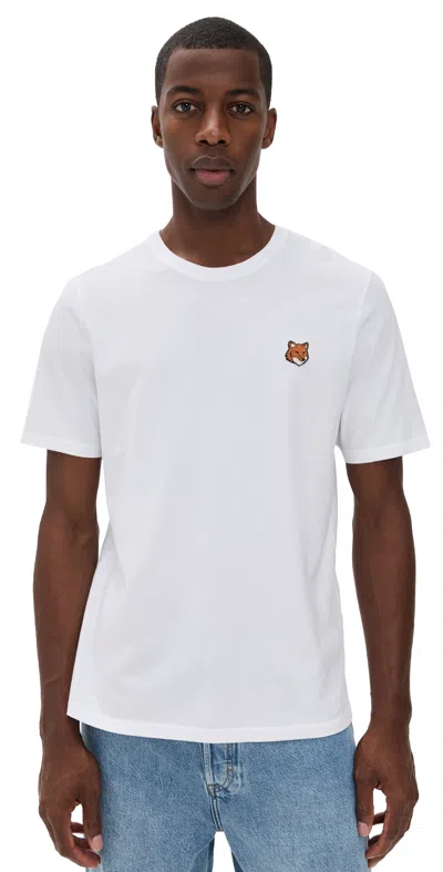 Maison Kitsuné Fox Head Patch Regular Tee White
