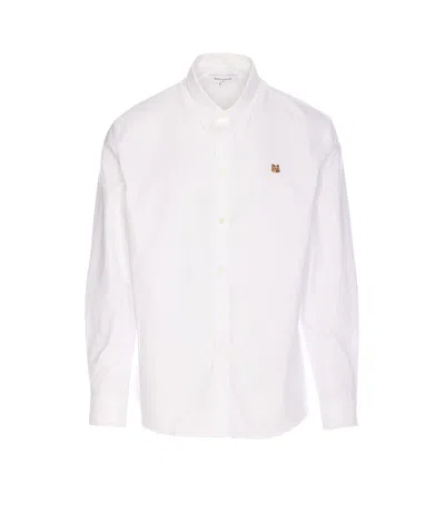 MAISON KITSUNÉ FOX HEAD PATCH SHIRT
