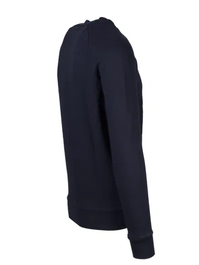 Maison Kitsuné Fox Head Patch Sweatshirt In Black