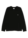Maison Kitsuné Maison Kitsune 'bold Fox Head' Sweater In Black