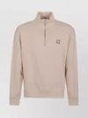 Maison Kitsuné Bold Fox Head Patch Comfort Half Zipped Sweatshirt