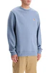 Maison Kitsuné Fox Head Patch Regular Sweater In Blue