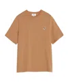 Maison Kitsuné Fox Head Patch T-shirt In Brown