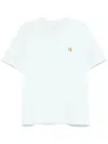 Maison Kitsuné Fox Head-patch T-shirt In Blue