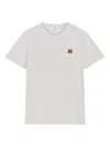 Maison Kitsuné Fox Head Patch Regular Tee Shirt In Gray