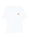Maison Kitsuné Fox Head Patch Regular Tee White In White