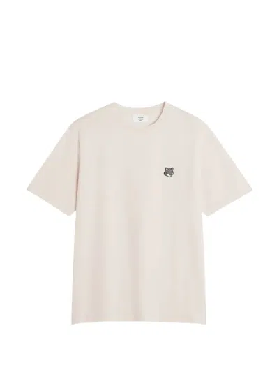 Maison Kitsuné Fox Head Patch T-shirt In Animal Print