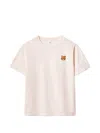 Maison Kitsuné Fox Head Patch T-shirt In Pink