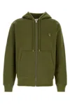 MAISON KITSUNÉ MAISON KITSUNÉ FOX HEAD PATCH ZIPPED HOODIE