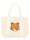 Maison Kitsuné Fox Head Print Bag