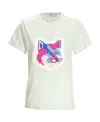 Maison Kitsuné Fox Head Printed T-shirt In White