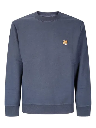 MAISON KITSUNÉ FOX HEAD REGULAR FIT SWEATSHIRT