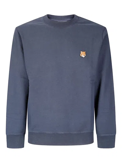 MAISON KITSUNÉ MAISON KITSUNÉ FOX HEAD REGULAR FIT SWEATSHIRT