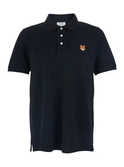 MAISON KITSUNÉ FOX HEAD REGULAR POLO