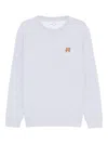 Maison Kitsuné Fox Head Regular Fit Sweatshirt In White