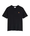 Maison Kitsuné Maison Kitsune Fox Head T Shirt In Black
