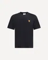 Maison Kitsuné Maison Kitsune Fox Head T Shirt In Black