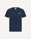 Maison Kitsuné Navy Fox Head T-shirt In Blue
