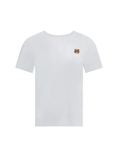 Maison Kitsuné Fox Head Regular T-shirt In White