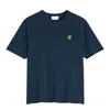 Maison Kitsuné Fox Head Regular Tshirt In Blue