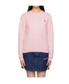 Maison Kitsuné Pink Fox Head Sweatshirt In Pink