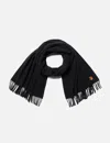 Maison Kitsuné Fox Head Scarf In Black