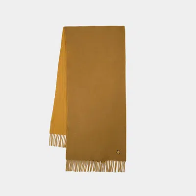 Maison Kitsuné Echarpe Fox Head - Maison Kitsune - Laine - Marron/caramel In Brown