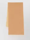 Maison Kitsuné Fox Head Scarf Franges Rectangular Virgin Wool