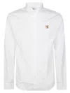 Maison Kitsuné Button Down Classic Shirt With Institutional Fox H Clothing