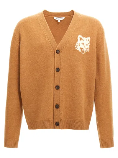 MAISON KITSUNÉ FOX HEAD SWEATER, CARDIGANS